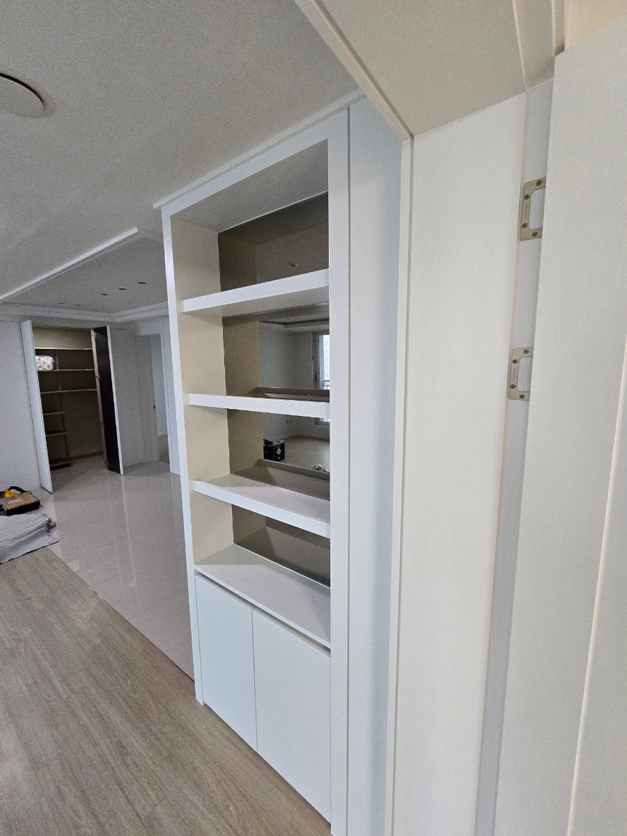 용인 장식장 유리문 제작·설치 작업 과정 2