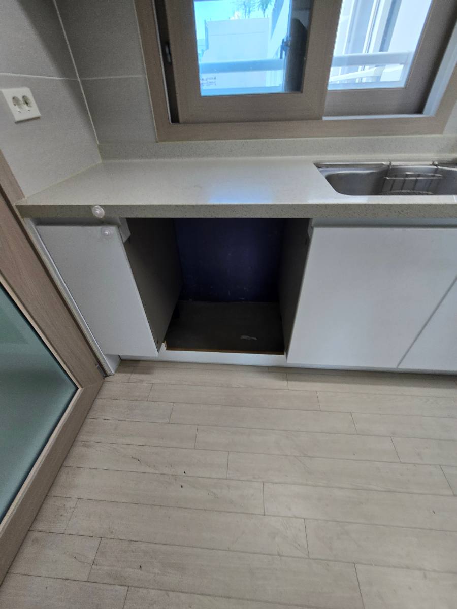 용인 식기세척기 자리 수납장 제작 설치 작업 전