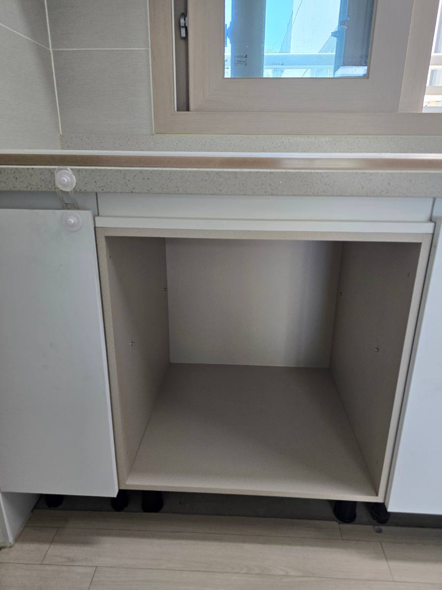 용인 식기세척기 자리 수납장 제작 설치 현장 사진