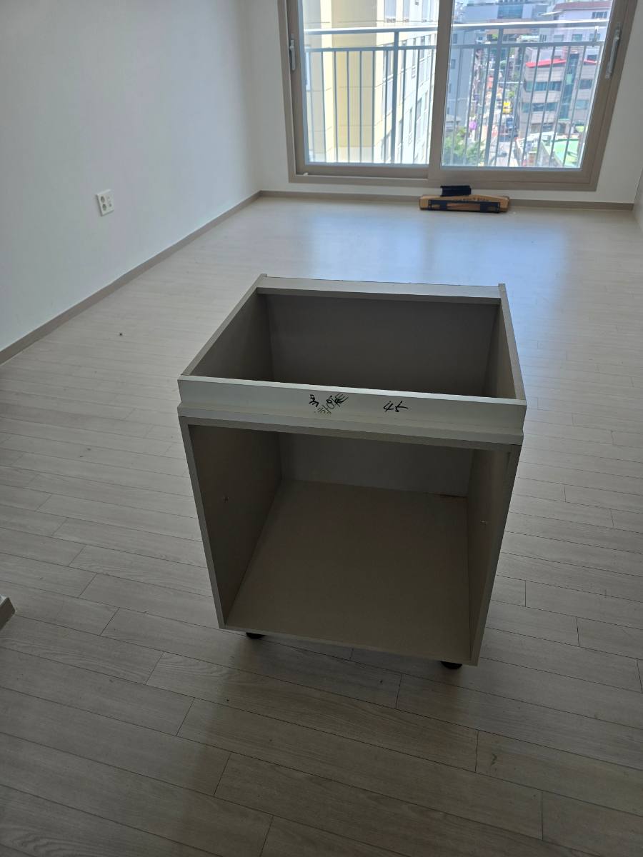 용인 식기세척기 자리 수납장 제작 설치 작업 과정 2